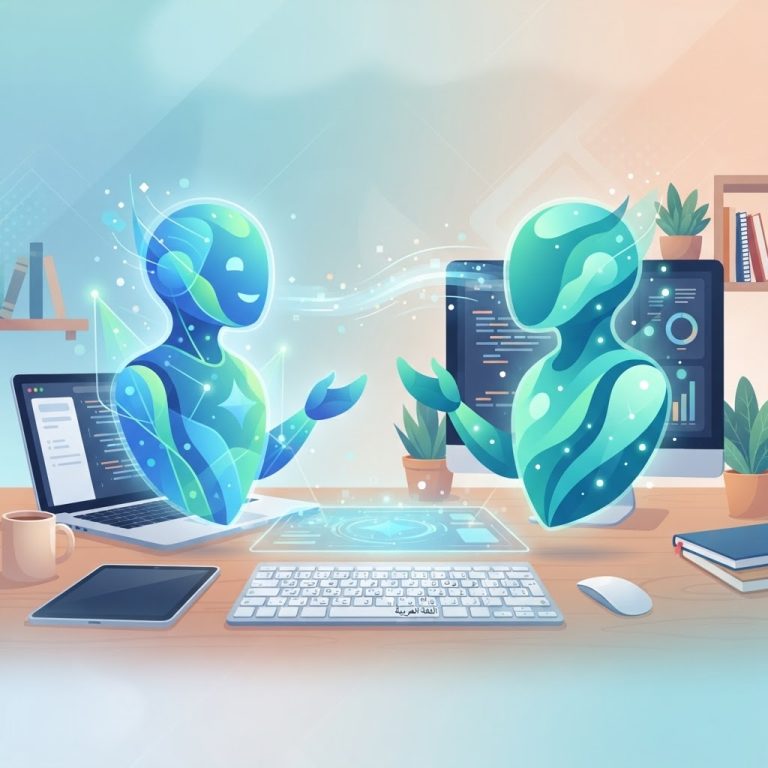 مقارنة بصرية بين Gemini وChatGPT للموظف العربي